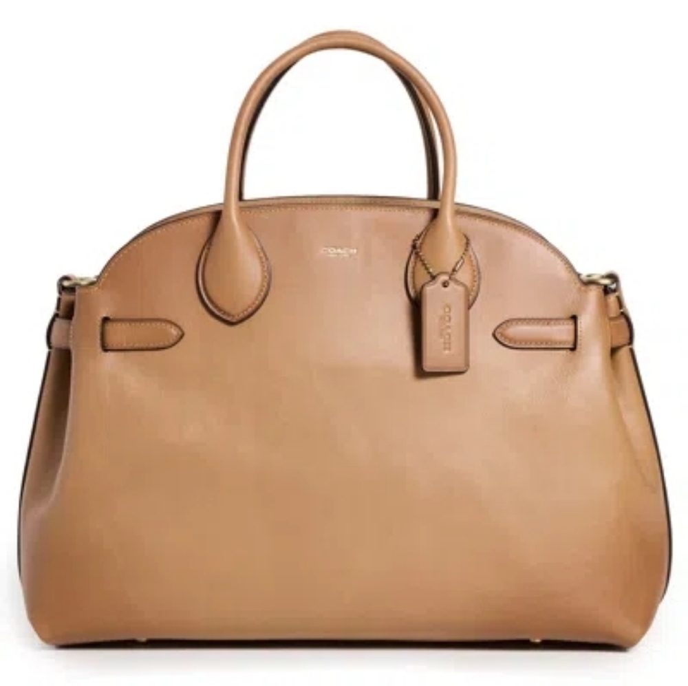 COACH Soft Empire Large Carryall Tote 40, B4/Honey Brown, Rare, Often Sold Out